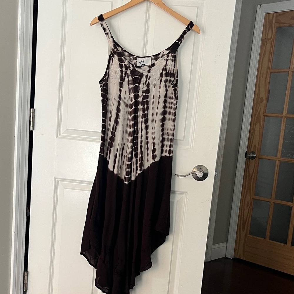 Bohemian boho Brown one size fit all Dress or swim cover up